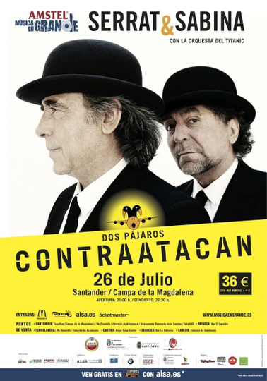 Serrat  Sabina dos pájaros contraatacan Poster