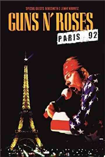 Guns N Roses  Live in Paris Poster