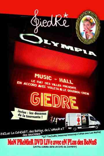 GiedRé  Mon Premier DVD Live Poster