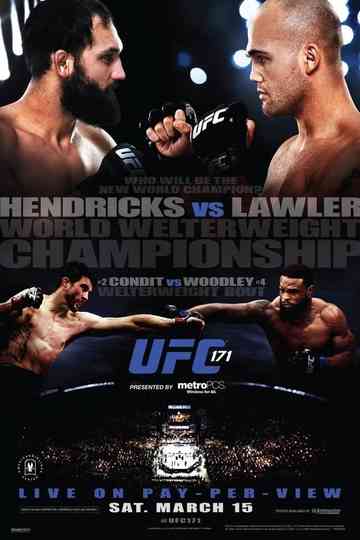 UFC 171: Hendricks vs. Lawler Poster