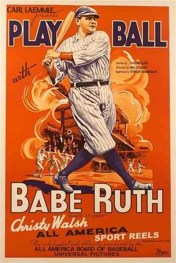 Play Ball with Babe Ruth Poster