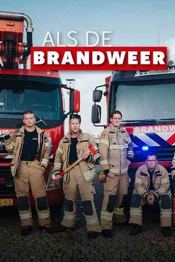 Als de brandweer Poster