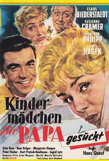 Kindermädchen für Papa gesucht Poster