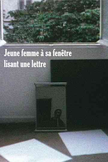 Jeune femme à sa fenêtre lisant une lettre Poster