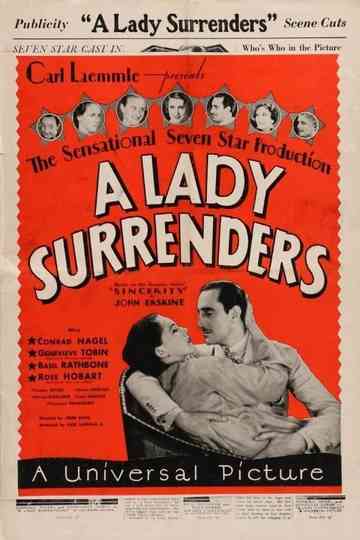 A Lady Surrenders Poster