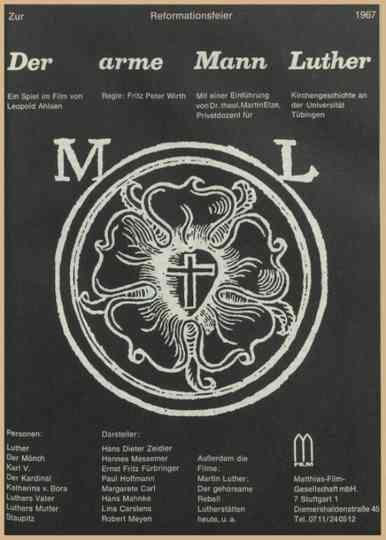 Der arme Mann Luther Poster