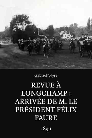 Revue à Longchamp: Arrivée de M. le président Félix Faure Poster