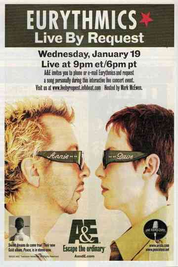 Eurythmics Live By Request Poster