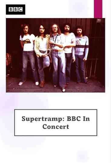 Supertramp BBC in Concert Poster