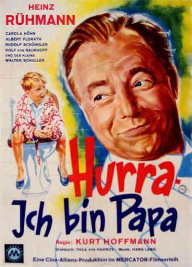 Hurra, ich bin Papa Poster