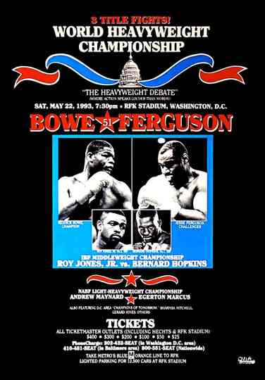 Riddick Bowe vs. Jesse Ferguson Poster