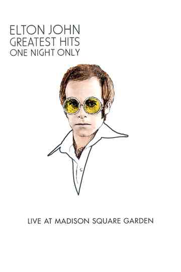 Elton John One Night Only The Greatest Hits Poster