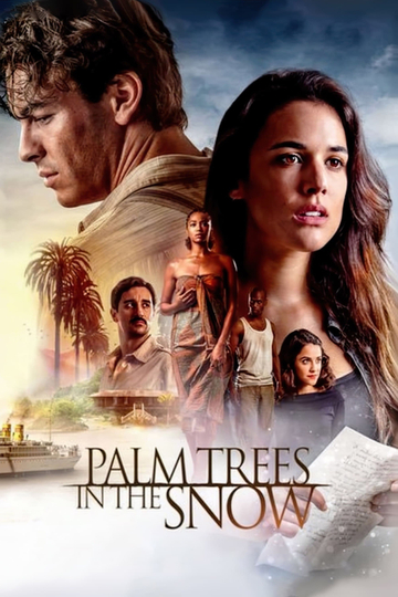 Palm Trees in the Snow Poster