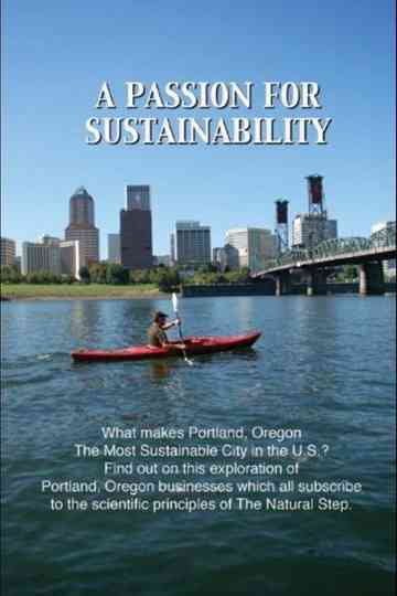 A Passion for Sustainability Poster
