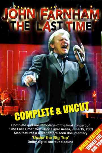 John Farnham  The Last Time Poster