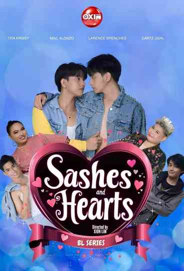 Sashes and Hearts Poster