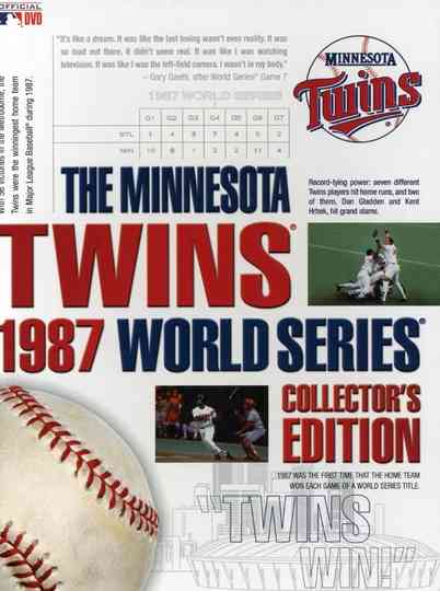 The Minnesota Twins 1987 World Series Collector's Edition Poster