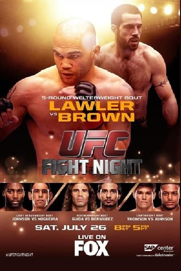 UFC on Fox 12: Lawler vs. Brown Poster