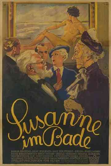 Susanne im Bade Poster