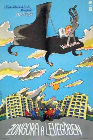 A Pianino in Mid-Air Poster