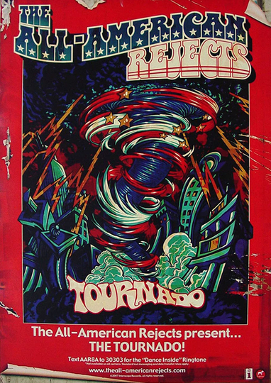 The All American Rejects Tournado Poster