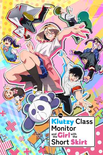 The Klutzy Class Monitor and the Girl with the Short Skirt Poster