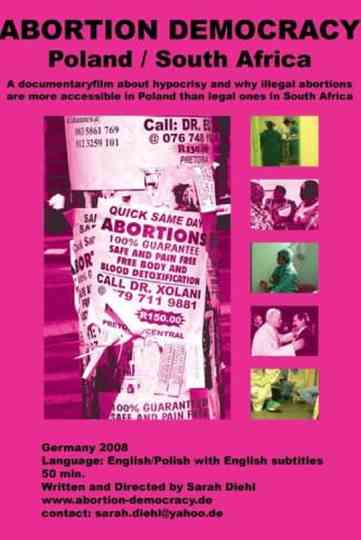 Abortion Democracy: Poland/South Africa Poster