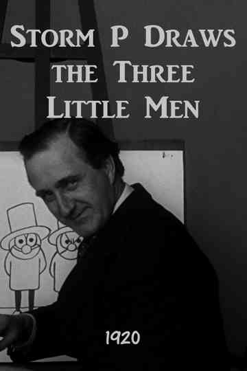 Storm P Draws the Three Little Men Poster