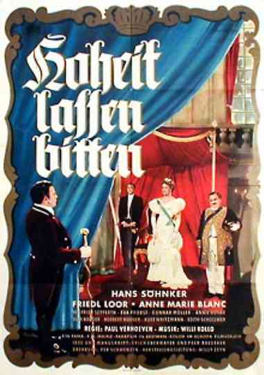 Hoheit lassen bitten Poster