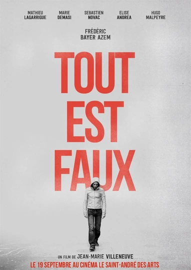 Tout est faux Poster