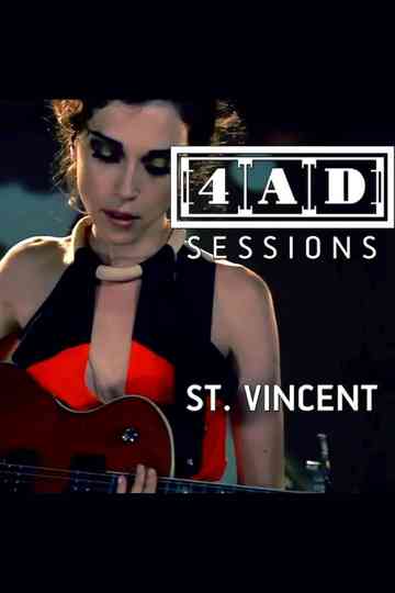 St Vincent  4AD Sessions Poster