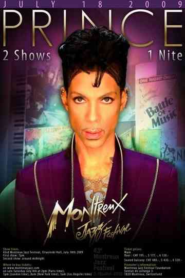 Prince  Montreux Jazz Festival Late Show Poster