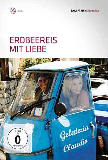 Erdbeereis mit Liebe Poster
