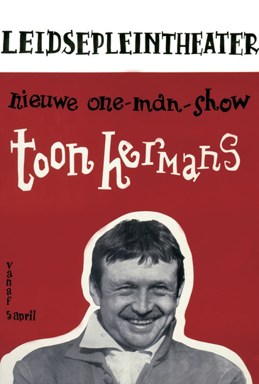 Toon Hermans One Man Show 1958 Poster