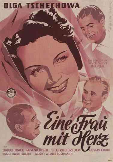 Eine Frau mit Herz Poster