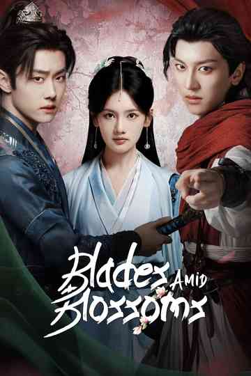 Blades Amid Blossoms Poster