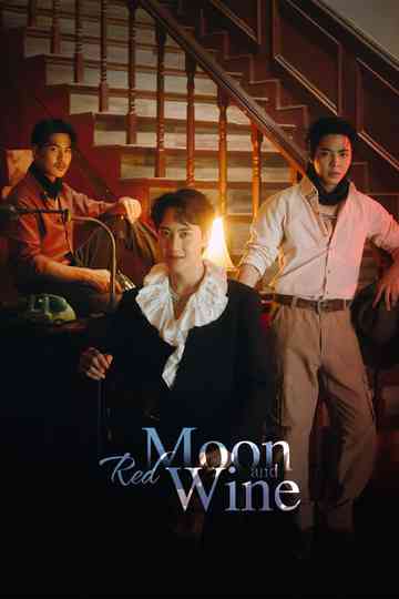 Red Moon and Wine Poster