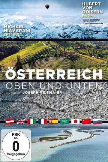 Österreich Oben und Unten poster