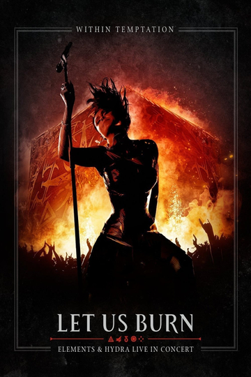 Within Temptation Let Us Burn Elements  Hydra Live in Concert Poster