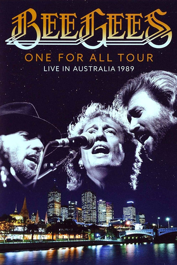 Bee Gees One for All Tour  Live in Australia 1989 Poster