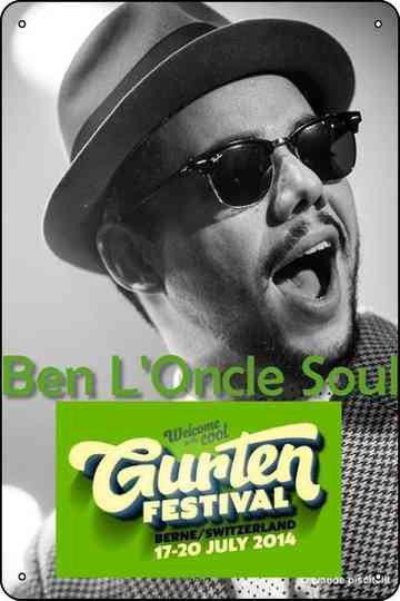 Ben L'Oncle Soul - Gurtenfestival 2014 Poster