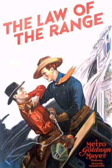 The Law of the Range Poster