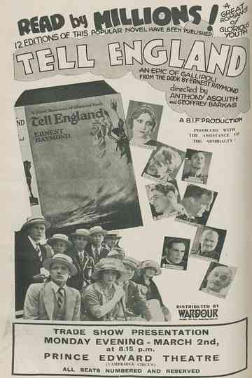 Tell England Poster