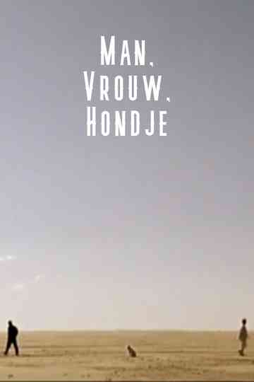 Man vrouw hondje Poster