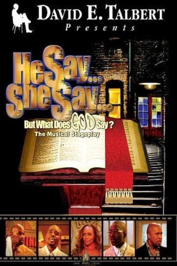 He Say She Say But What Does God Say Poster