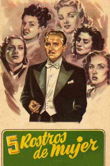 Cinco rostros de mujer Poster