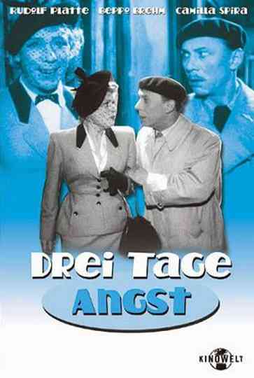 Drei Tage Angst Poster
