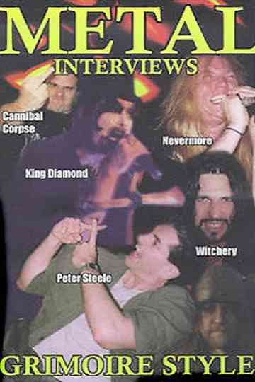 Metal Interviews: Grimoire Style Poster