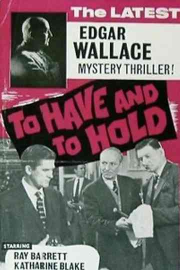To Have and to Hold Poster