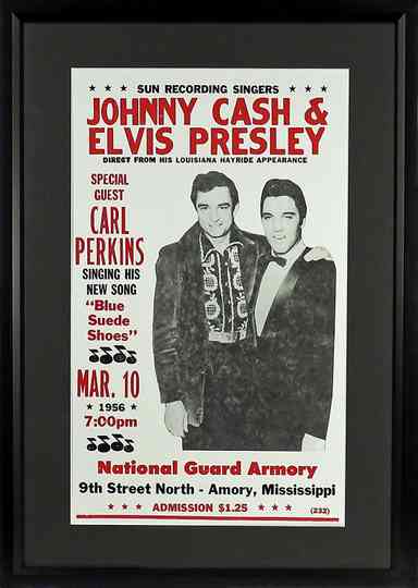 Lost Concerts Series Presley  Cash The Road Show Poster